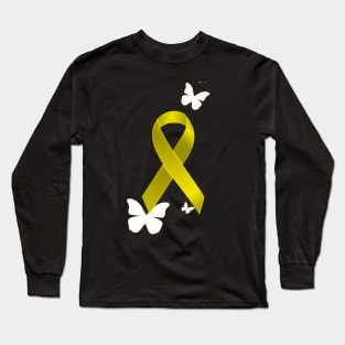 Yellow Ribbon Long Sleeve T-Shirt